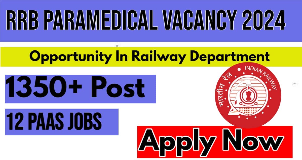 RRB Paramedical Vacancies